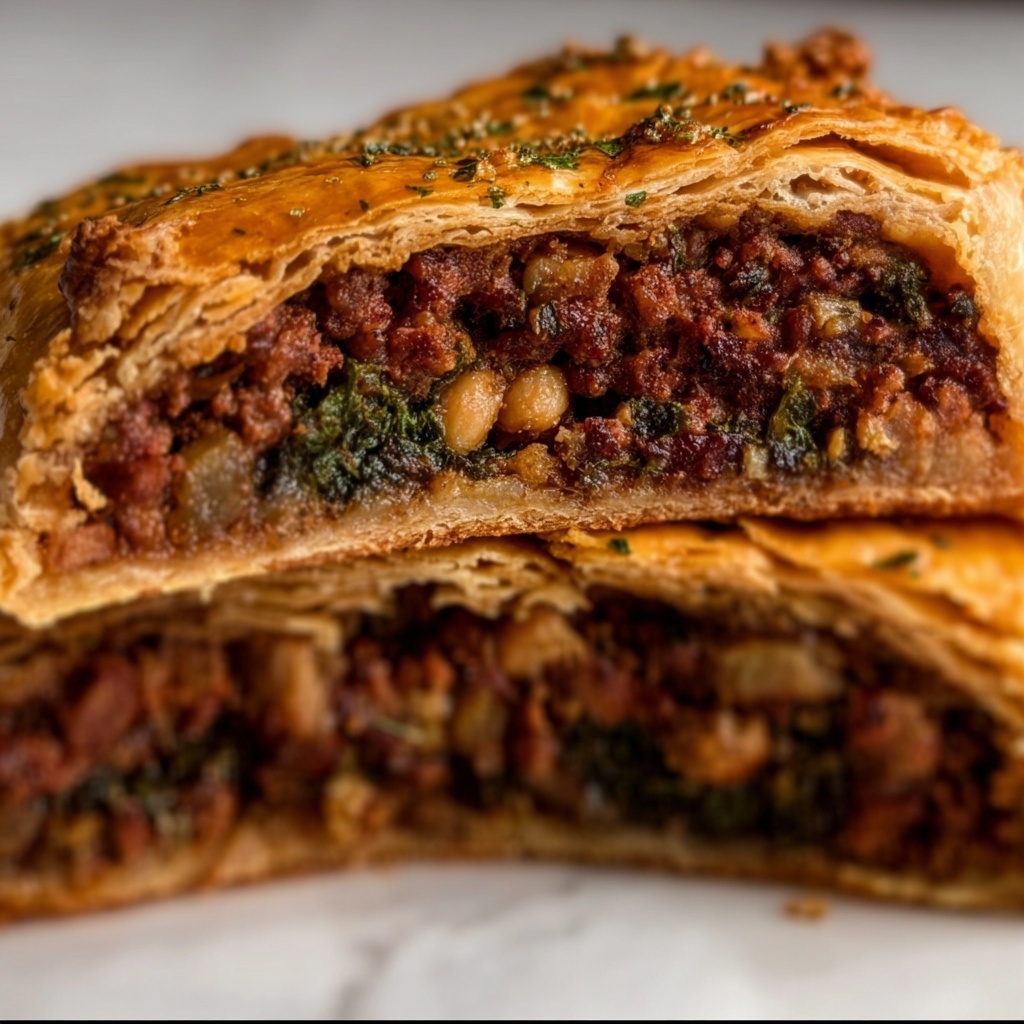 Vegan BBQ Beef Wellington Recipe - Recipe Image