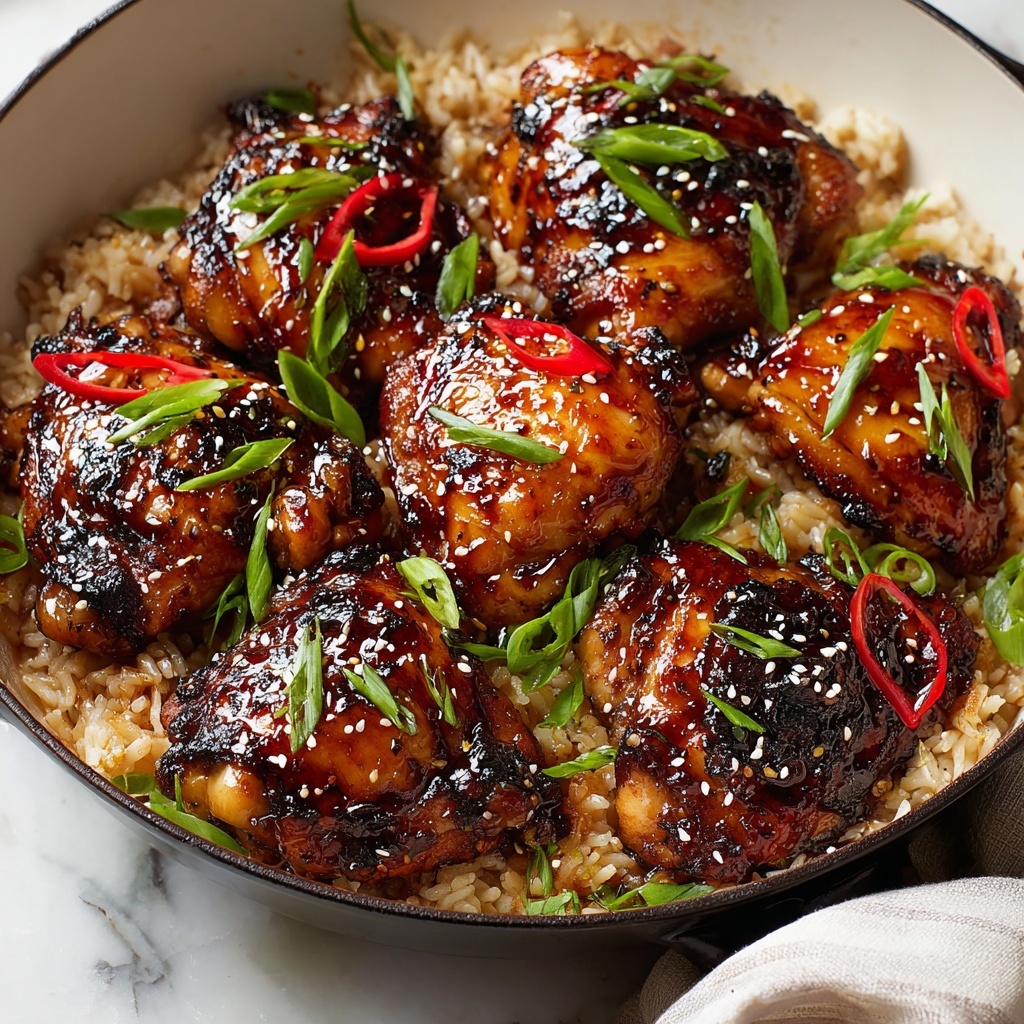Honey Soy Baked Chicken Thighs Recipe - Recipe Image