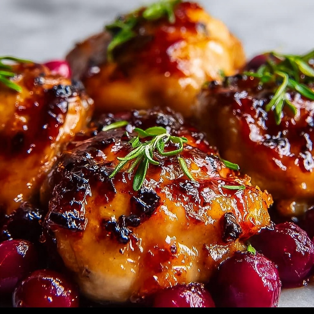 Skillet Cranberry Orange Chicken Recipe - Recipe Image