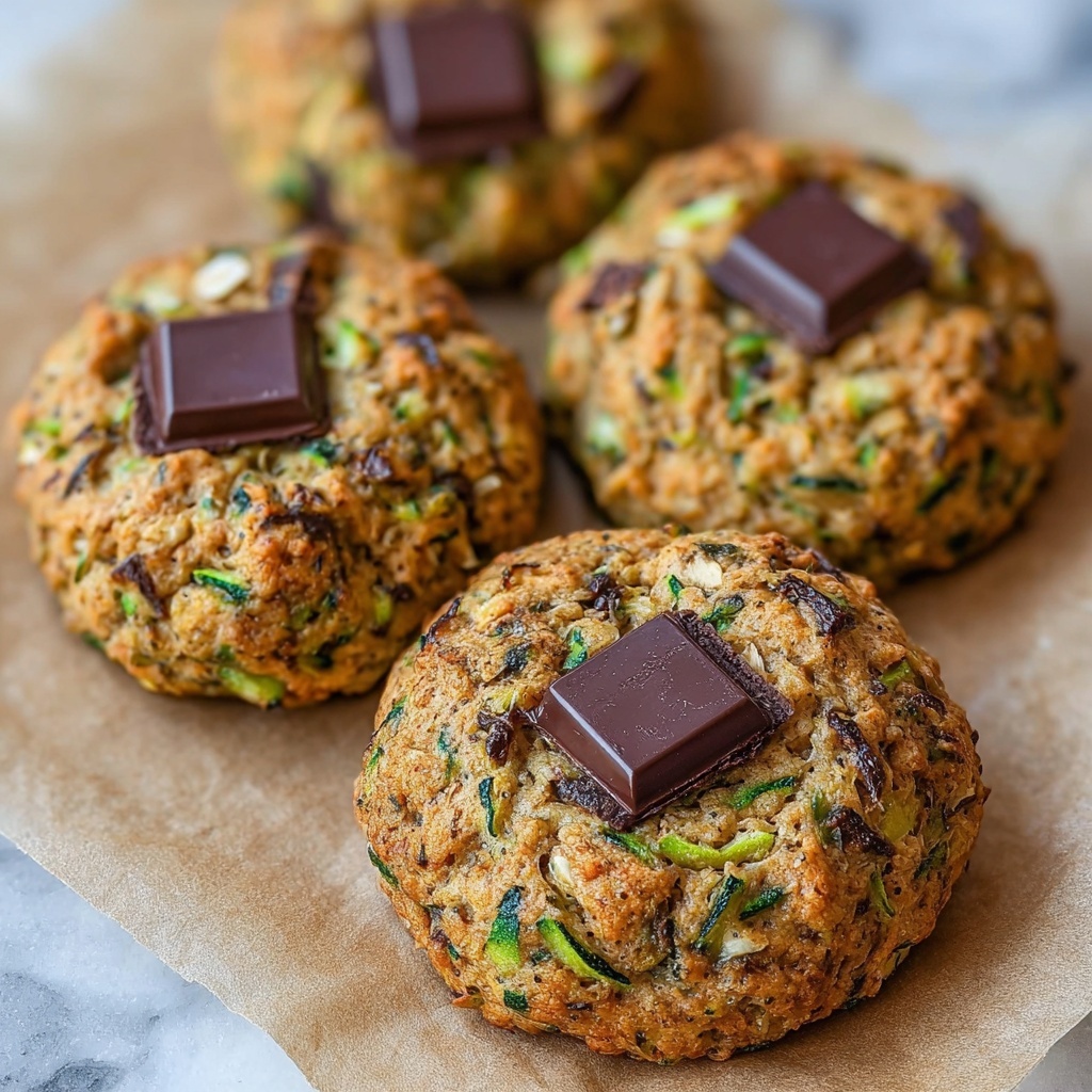 Zucchini Cookies with Banana and Peanut Butter Recipe - Recipe Image