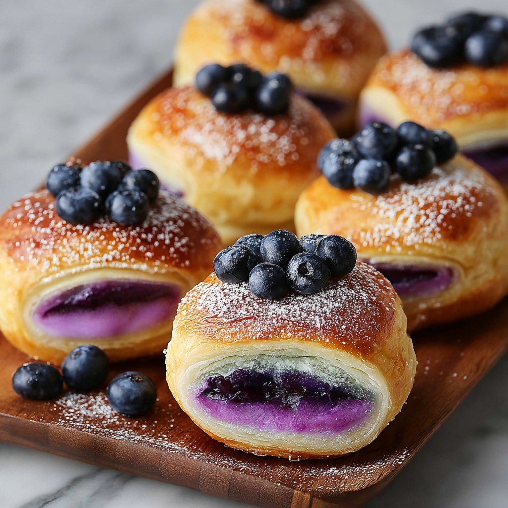Blueberry Cheesecake Rolls: A Delicious Twist on a Classic Dessert Recipe - Recipe Image