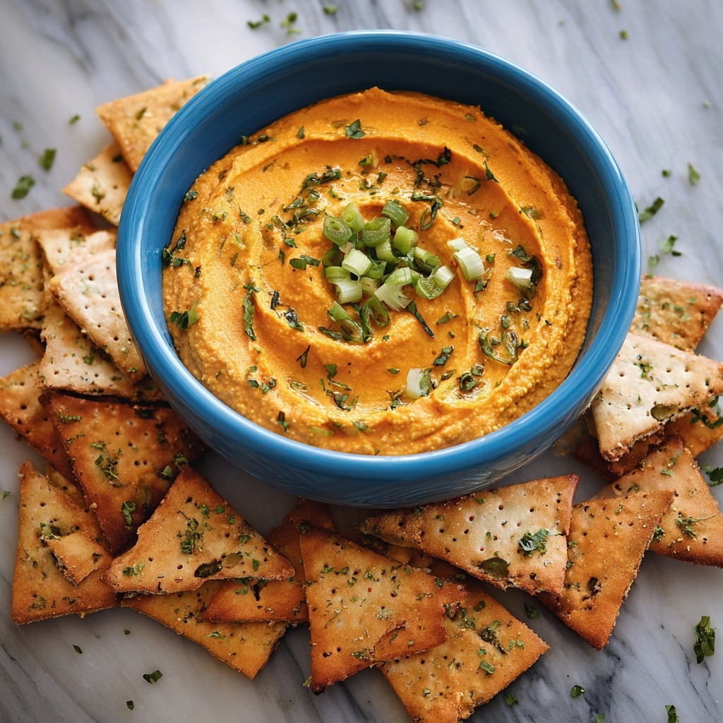 Sweet Potato Hummus with Pita Chips Recipe - Recipe Image