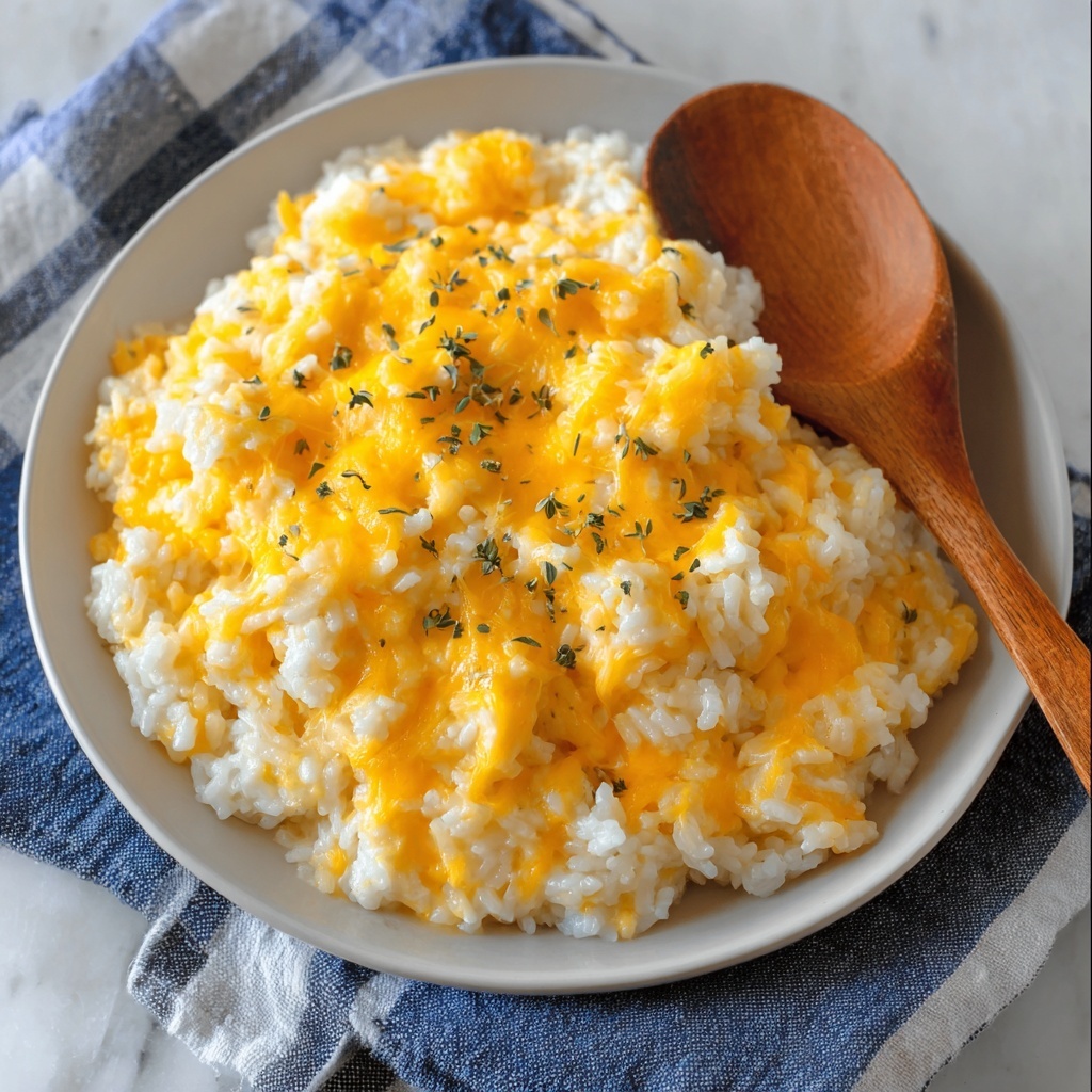 Cheesy Rice Recipe - Recipe Image