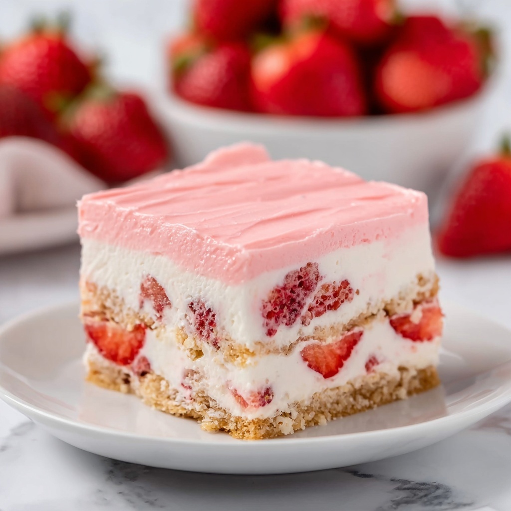Strawberry Éclair Cake Recipe - Recipe Image