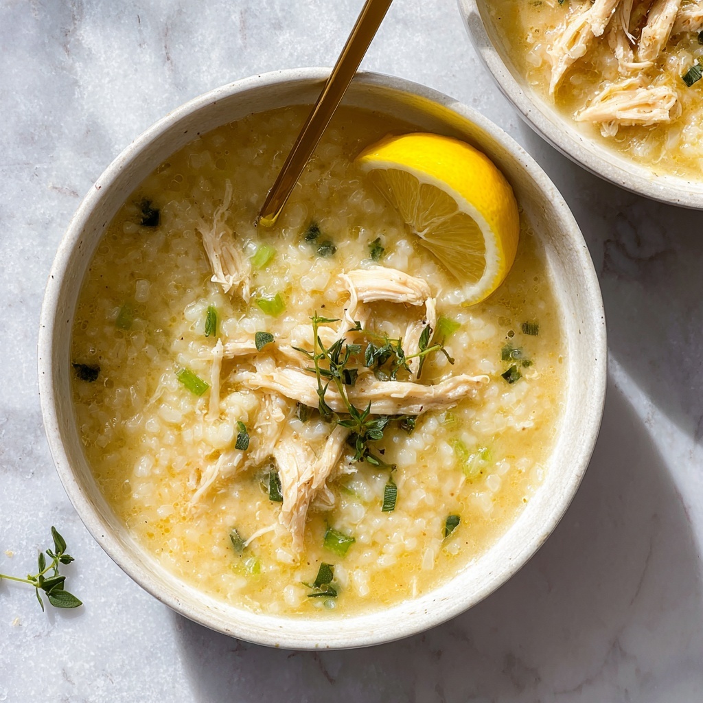Mediterranean Lemon Chicken Soup Recipe - Recipe Image