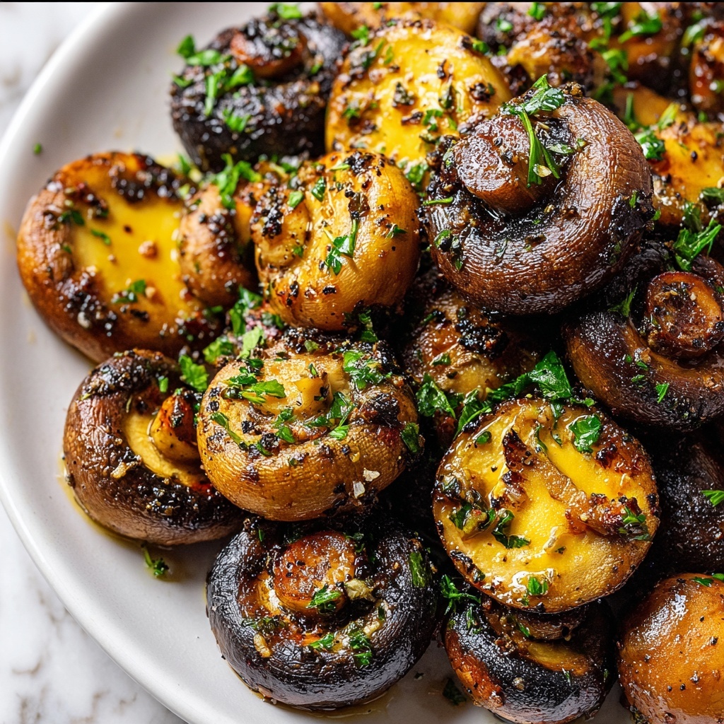 Easy Air Fryer Mushrooms Recipe - Recipe Image