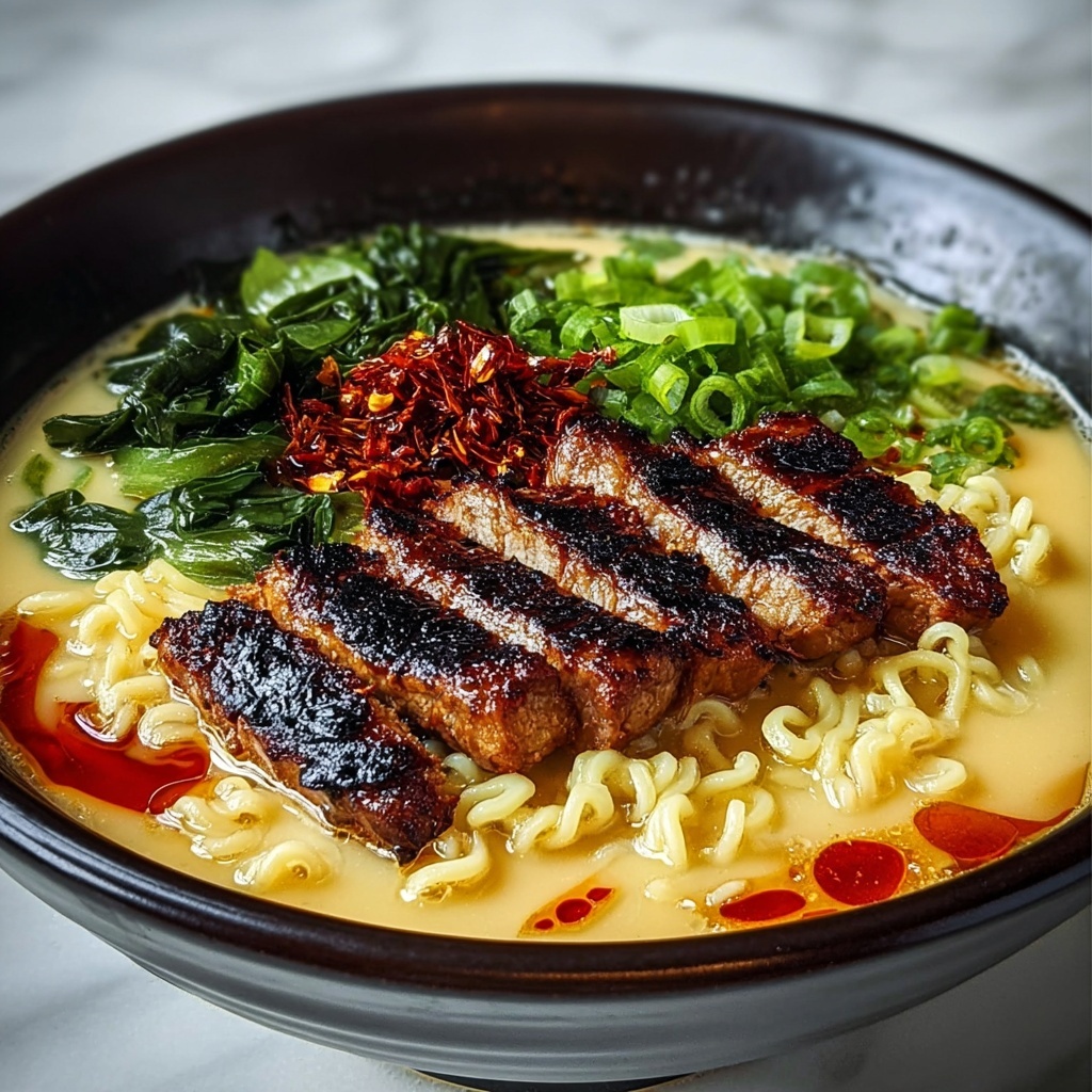 Fiery Chicken Ramen: The Ultimate Spicy Noodle Soup Recipe - Recipe Image