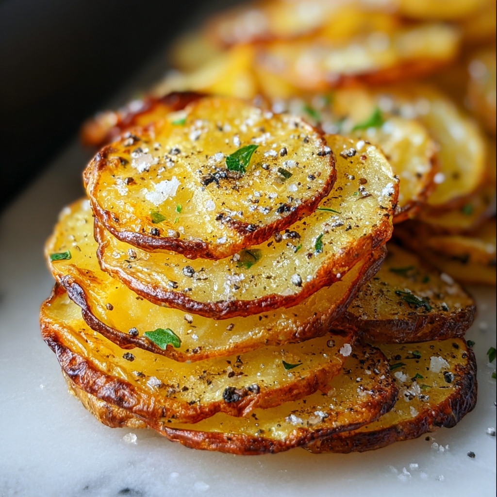 Air Fryer Sliced Potatoes Recipe - Recipe Image