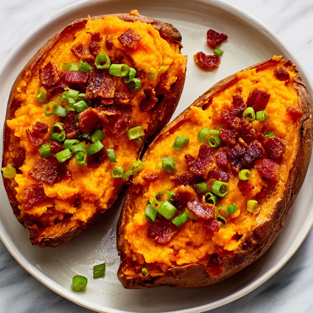 Twice Baked Sweet Potatoes Recipe - Recipe Image