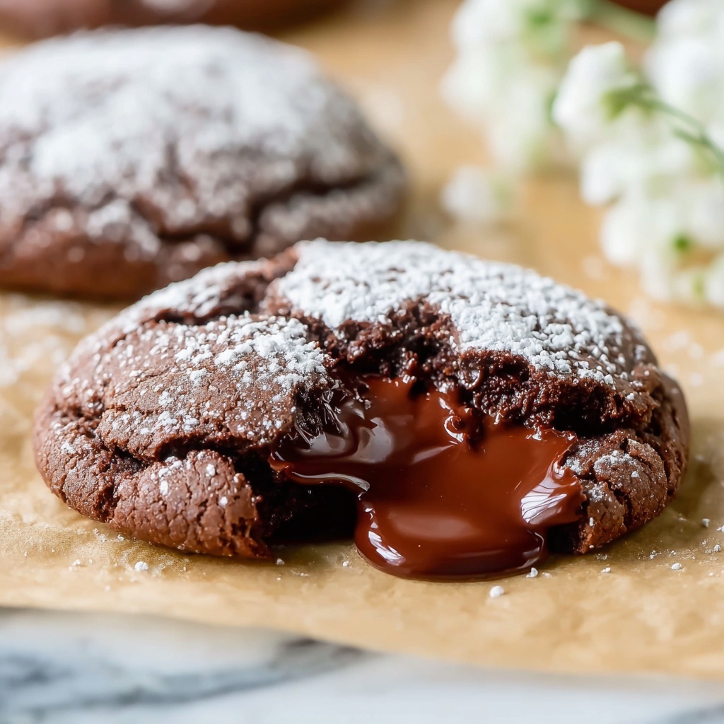 Chocolate Lava Brownie Cookies Recipe - Recipe Image