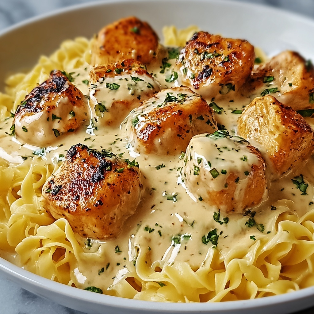One-Pan Chicken with Buttered Noodles Recipe - Recipe Image
