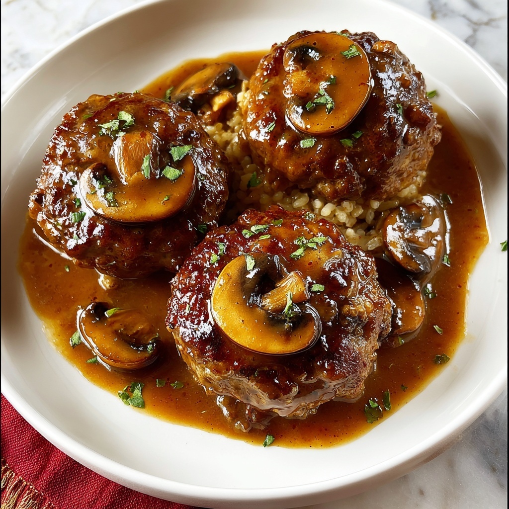 Bobby Flay Salisbury Steak Recipe - Recipe Image
