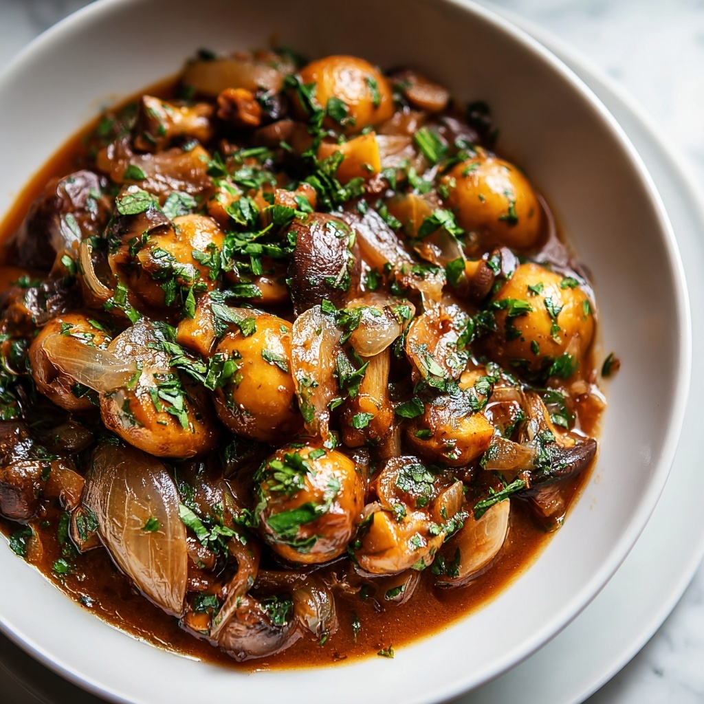Cozy Warm Mushroom Stew Recipe - Recipe Image