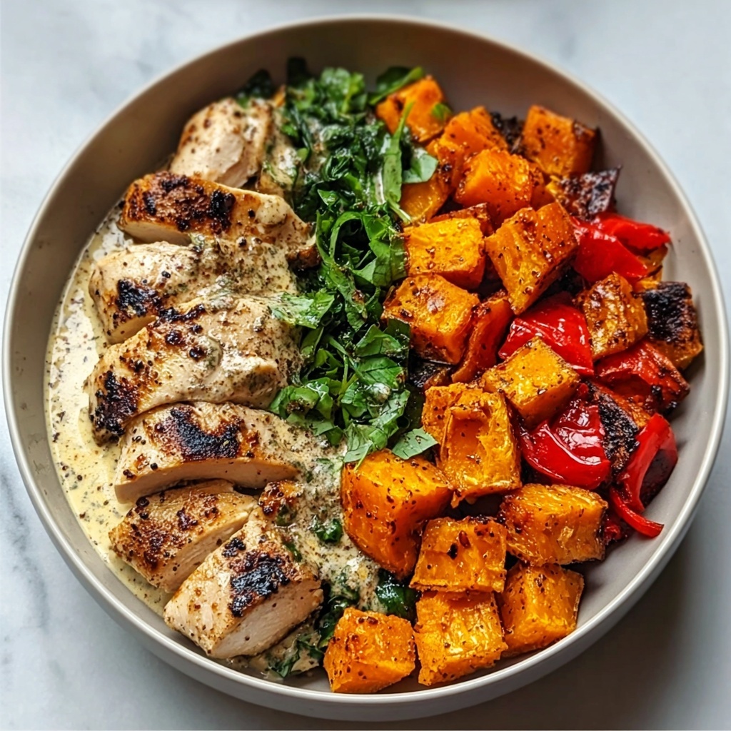 Honey Mustard Glazed Chicken with Roasted Vegetables Recipe - Recipe Image