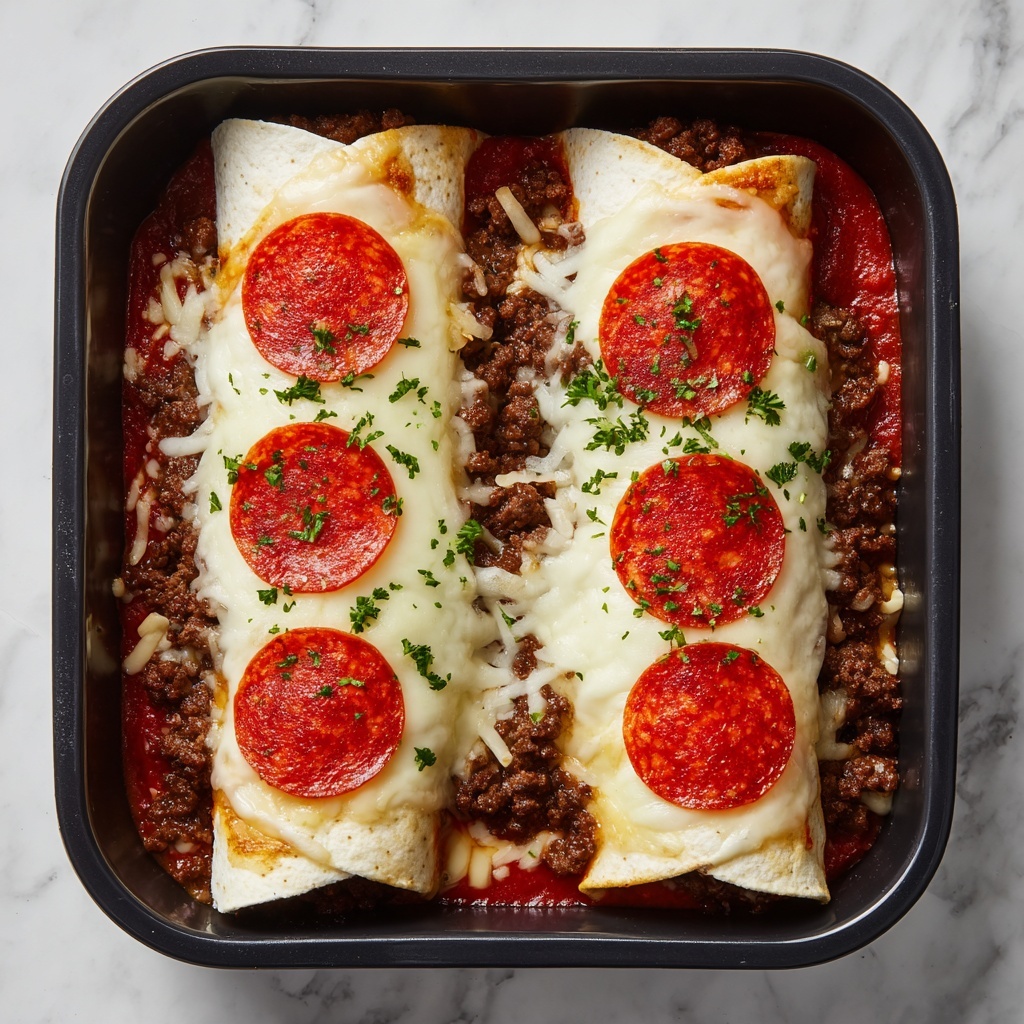Pizza Enchiladas Recipe - Recipe Image
