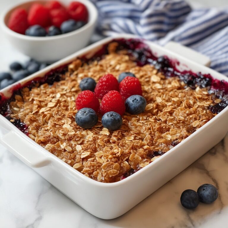 Baked Oatmeal with Fruit and Nuts Recipe