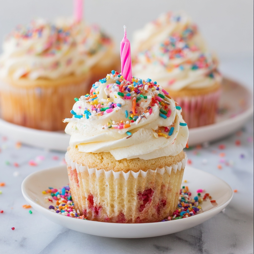 Birthday Cupcakes Recipe - Recipe Image