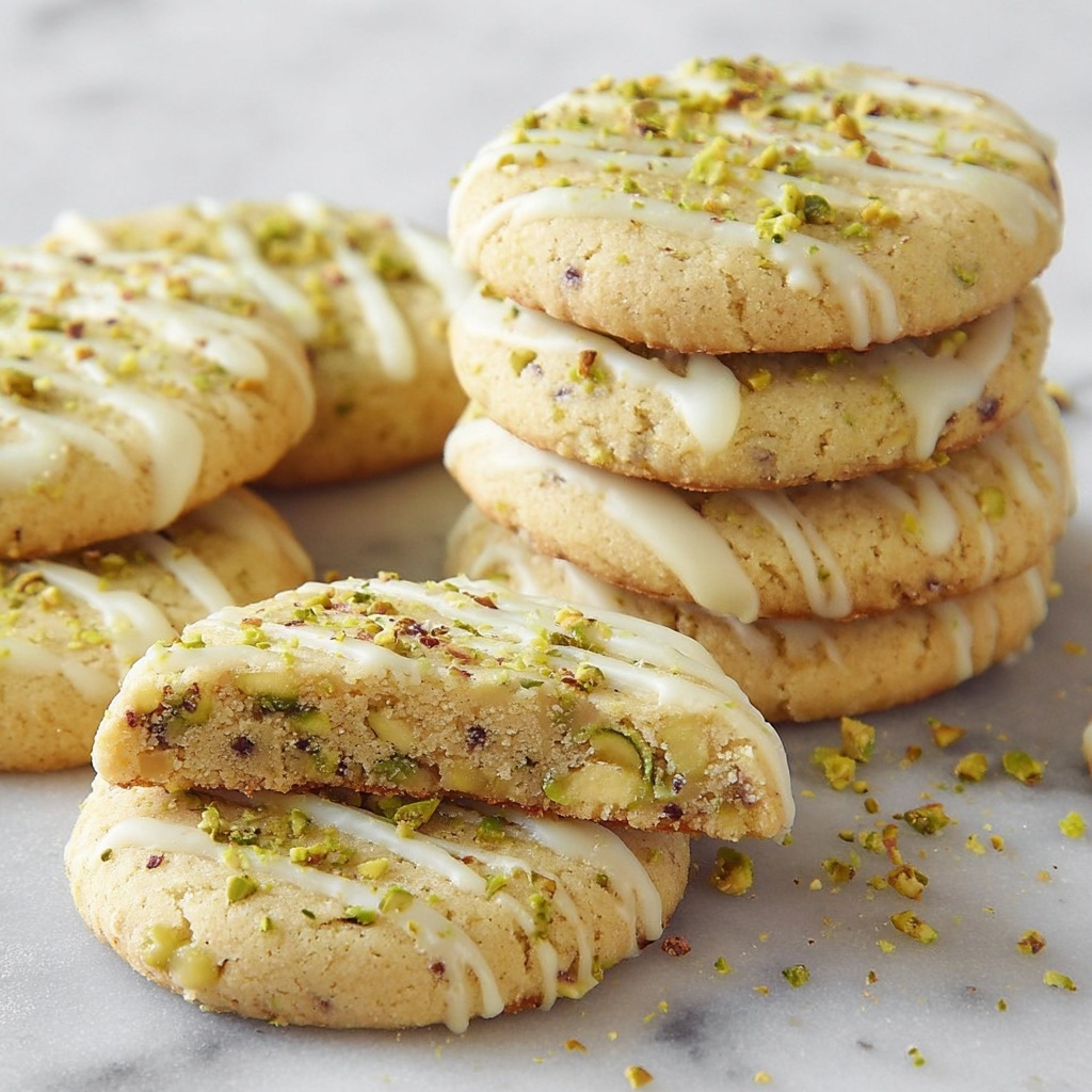 Pistachio Shortbread Cookies Recipe - Recipe Image