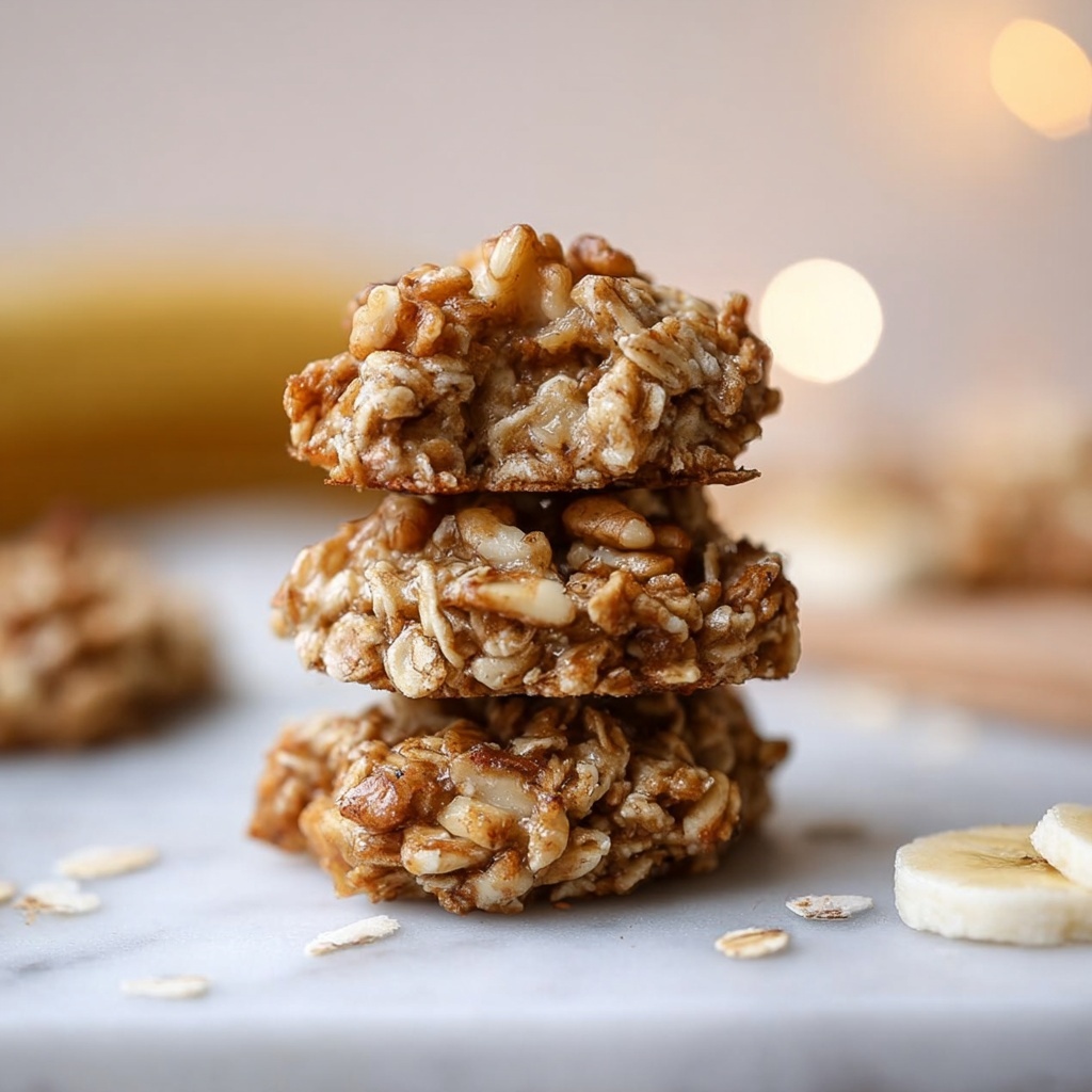 Healthy Banana Oat Cookies Recipe - Recipe Image