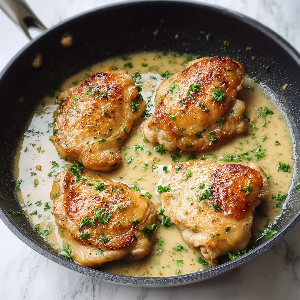 Creamy Garlic Parmesan Chicken Skillet Recipe - Recipe Image
