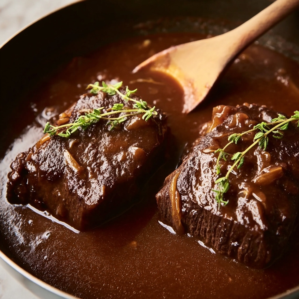 Braised Lamb Shanks with Herb Infusion Recipe - Recipe Image