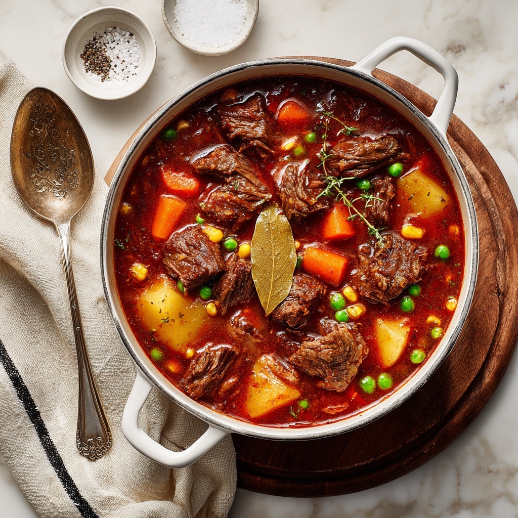 Beef Vegetable Soup Recipe - Recipe Image