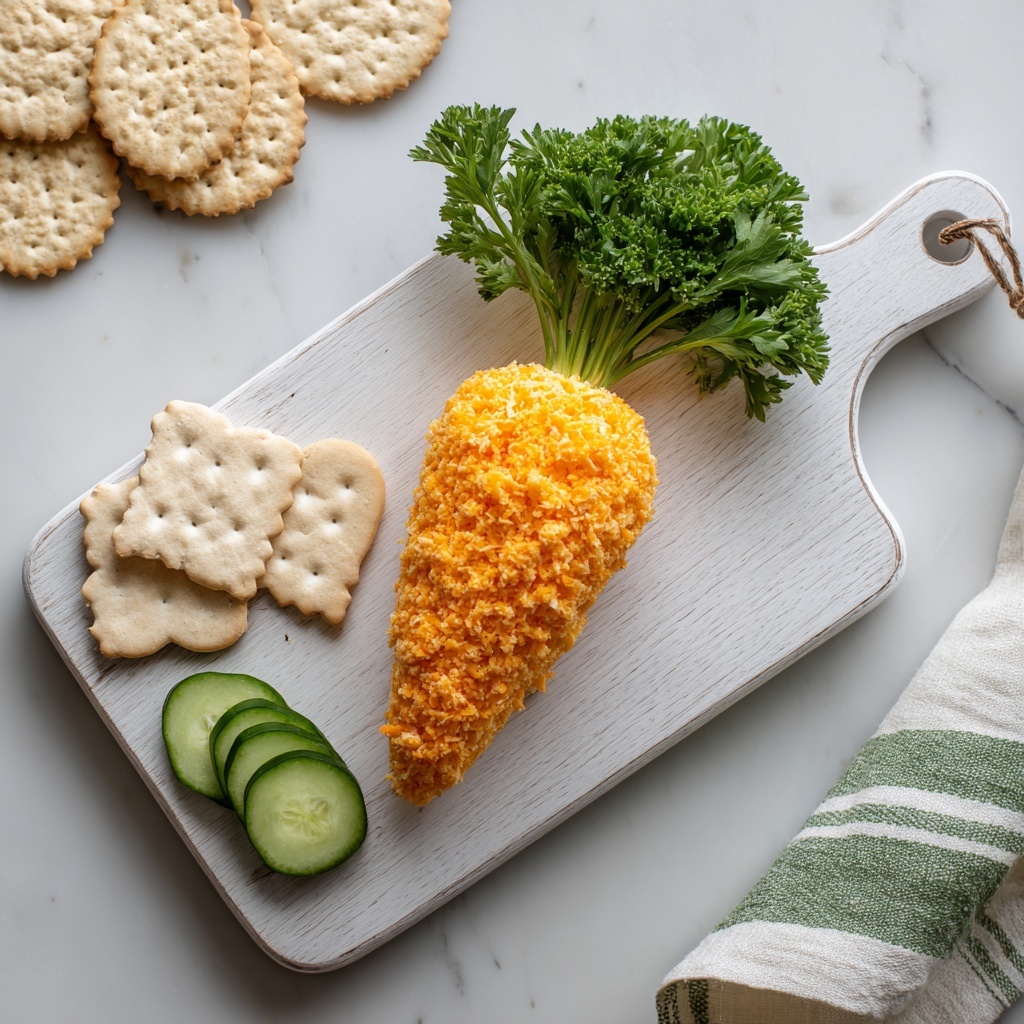 Super Easy Easter Cheese Ball Recipe - Recipe Image