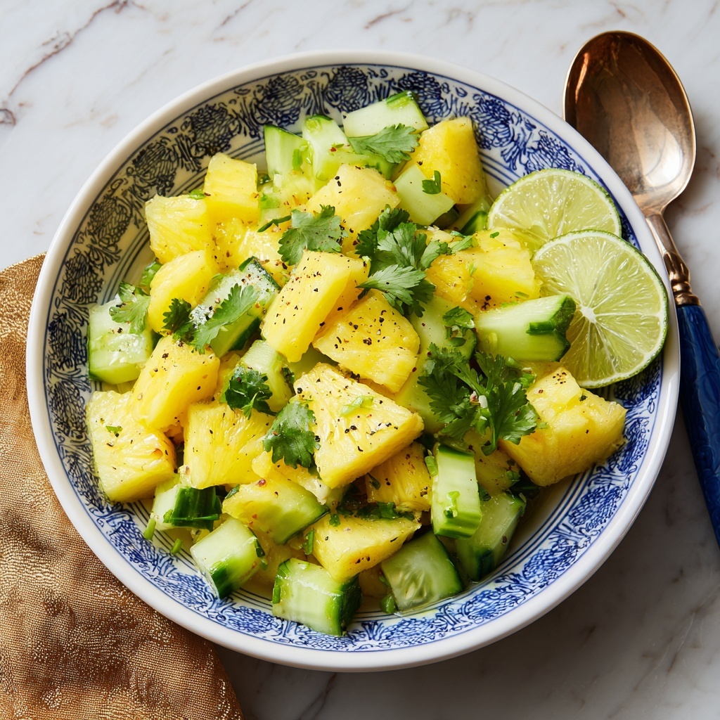 Pineapple Cucumber Salad Recipe - Recipe Image