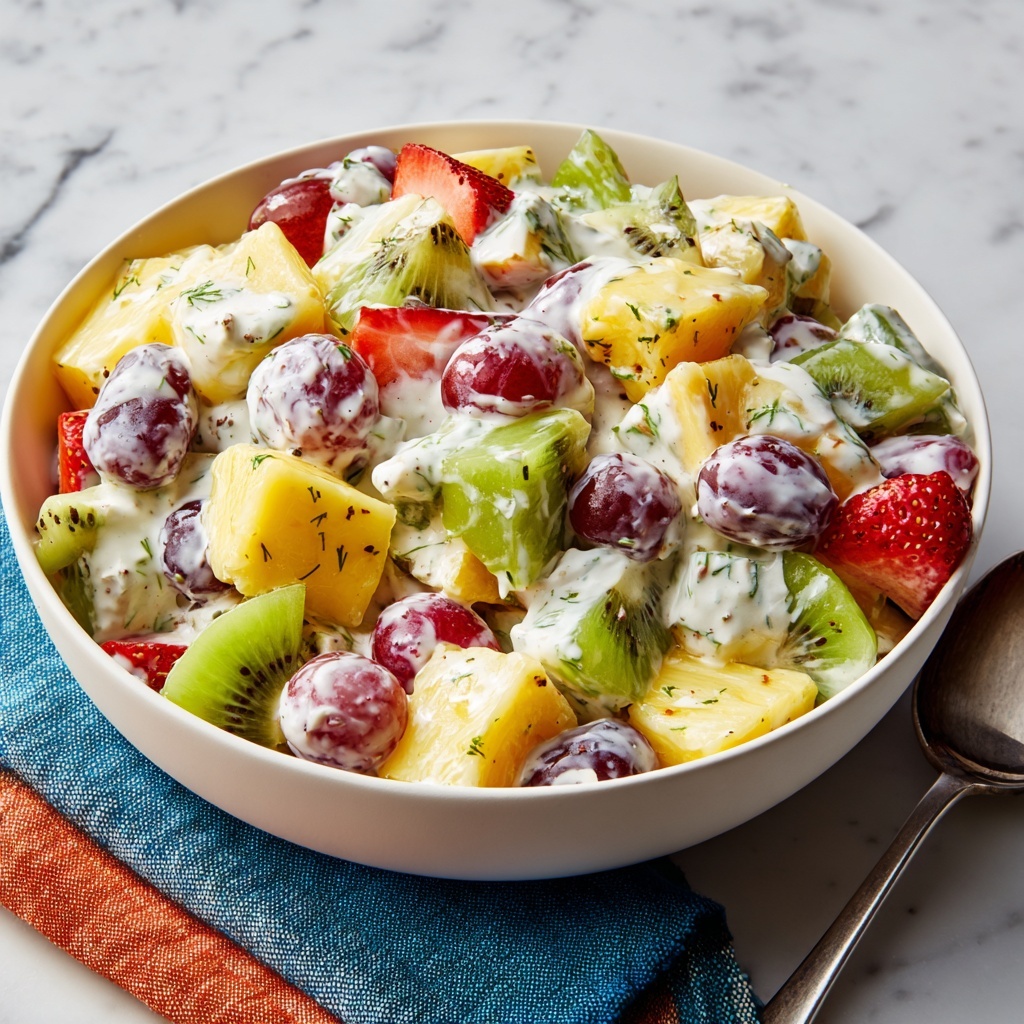 Cheesecake Fruit Salad Recipe - Recipe Image