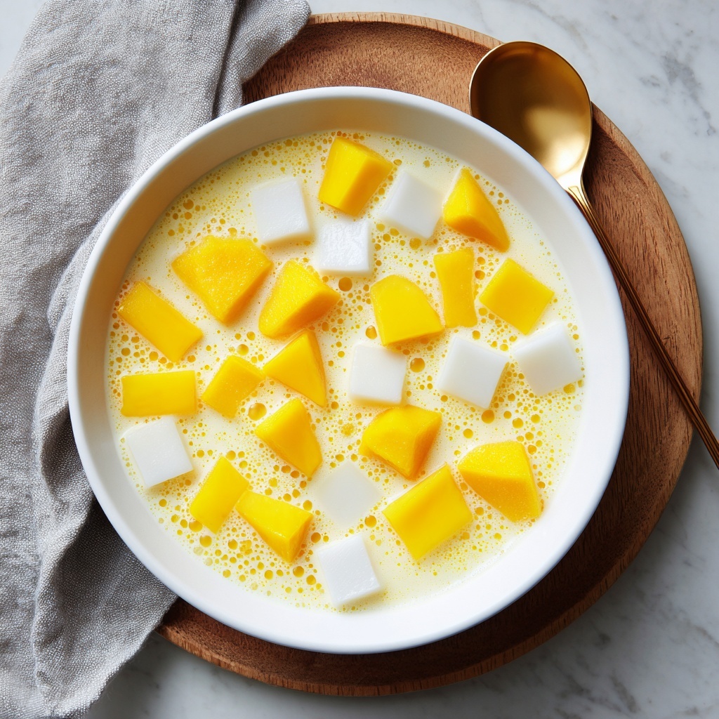 Mango Bango Coconut Mango Sago Dessert Recipe - Recipe Image