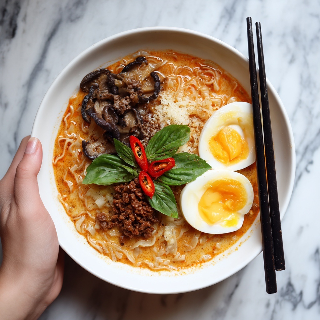 Spicy Coconut Curry Ramen Recipe - Recipe Image