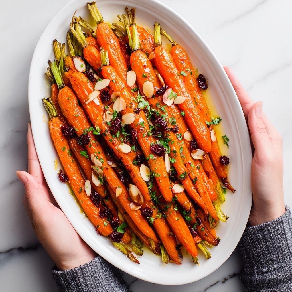 Maple Roasted Carrots with Cranberries Recipe - Recipe Image