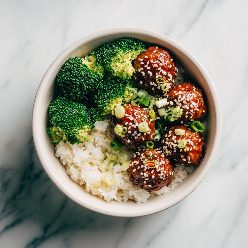 Asian Chicken Meatballs with Honey Soy Glaze Recipe - Recipe Image
