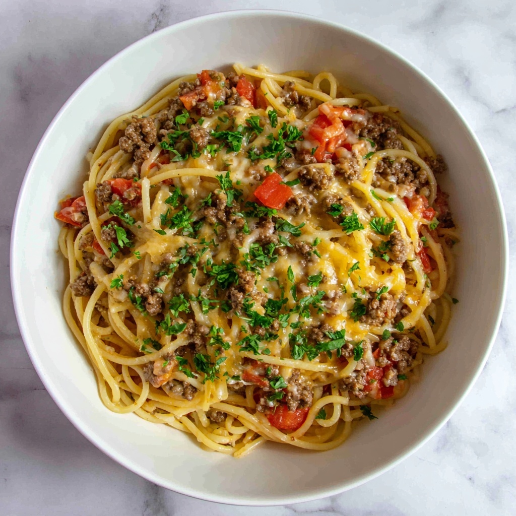 Taco Spaghetti Recipe - Recipe Image