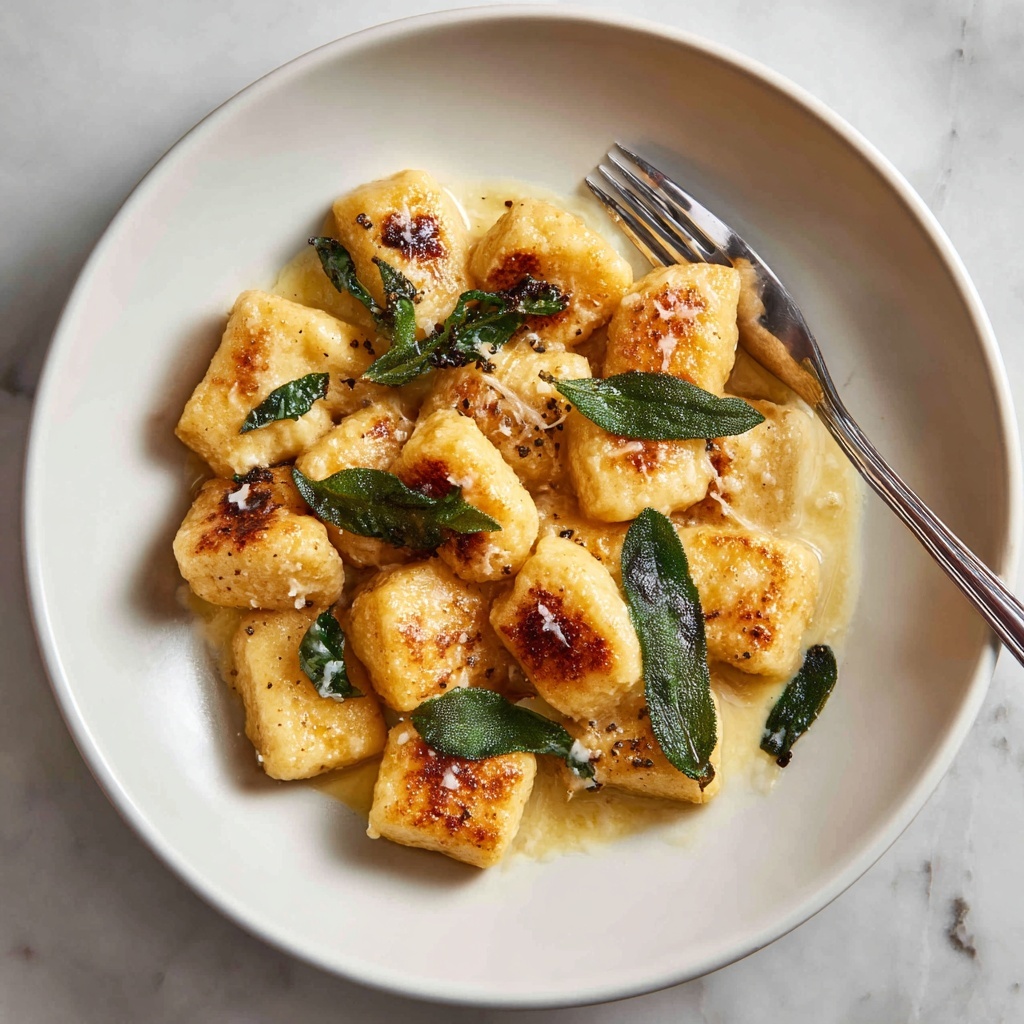 Crisp Gnocchi and Roast Pumpkin in Brown Butter Recipe - Recipe Image