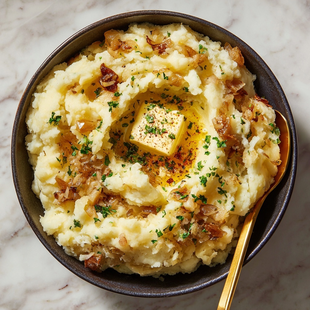 Creamy Roasted Garlic Mashed Potatoes Recipe - Recipe Image