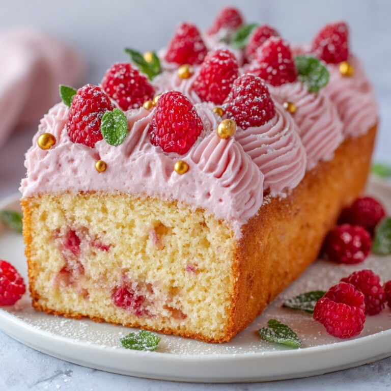 Lemon Raspberry Loaf Cake Recipe