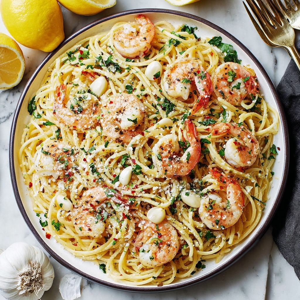 Garlic Shrimp Pasta Bake Recipe - Recipe Image