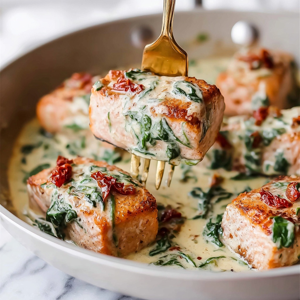 Creamy Tuscan Salmon Recipe - Recipe Image