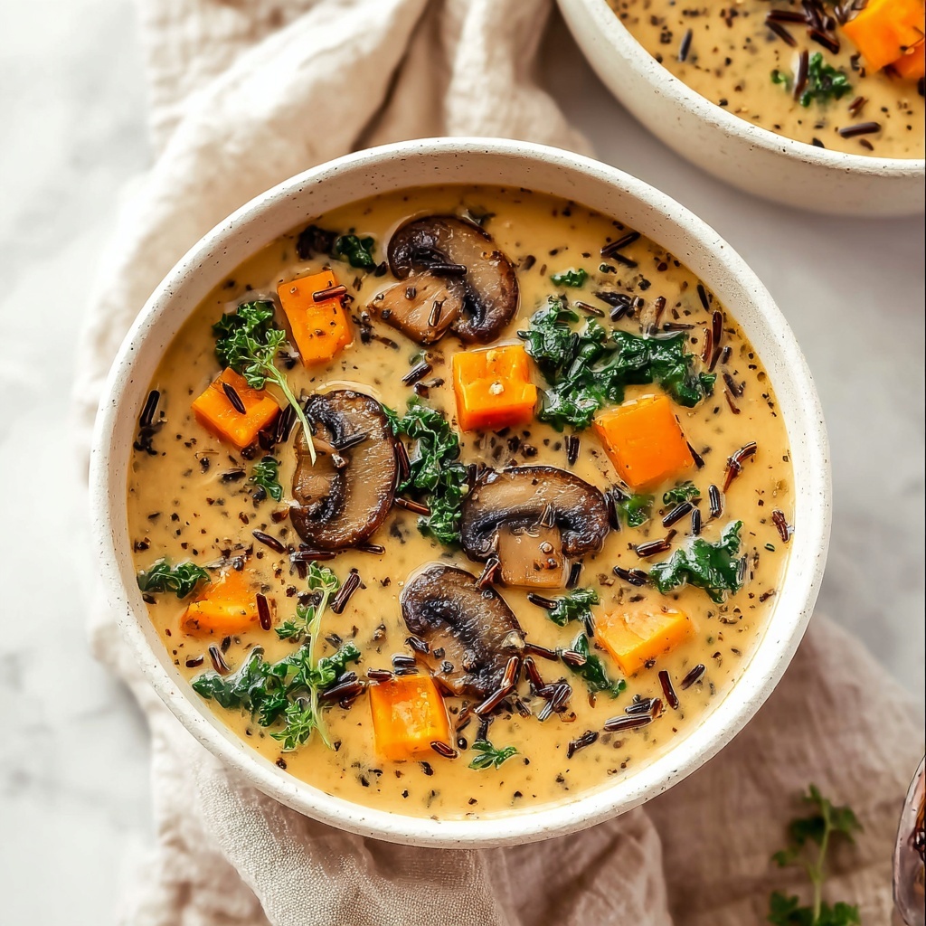 Cozy Autumn Wild Rice Soup Recipe - Recipe Image
