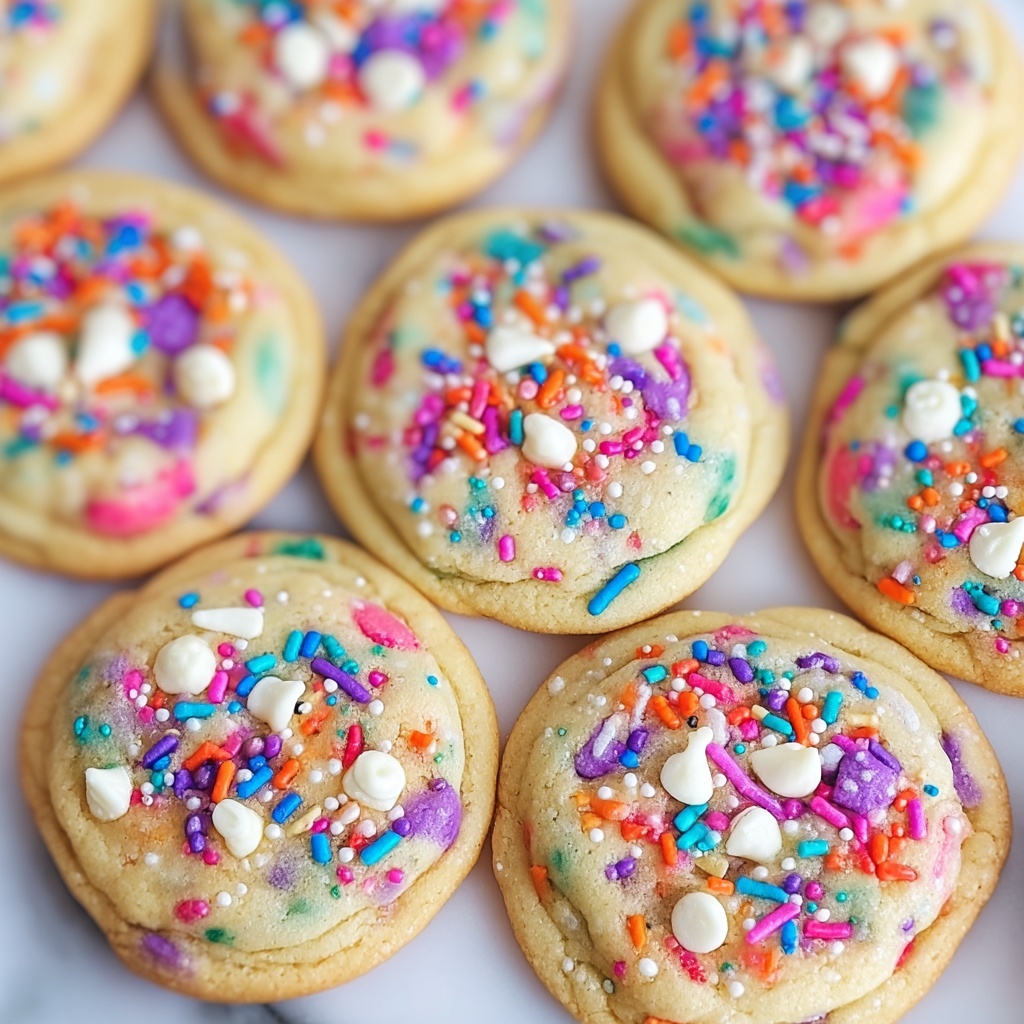 White Chocolate Confetti Cookies Recipe - Recipe Image