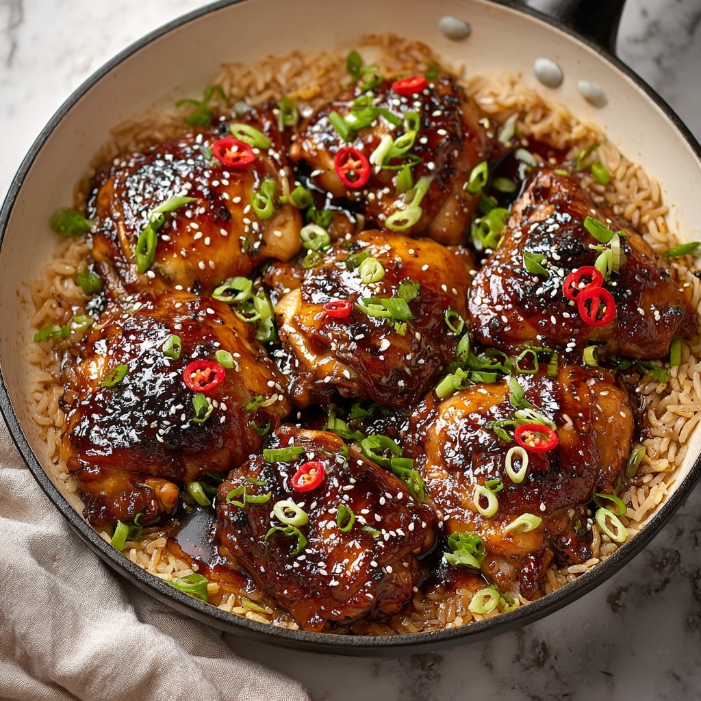 Honey Soy Baked Chicken Thighs Recipe - Recipe Image