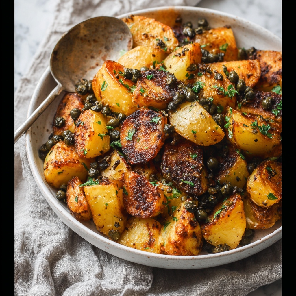 Crispy Roasted Potatoes with Salted Lemon Recipe - Recipe Image