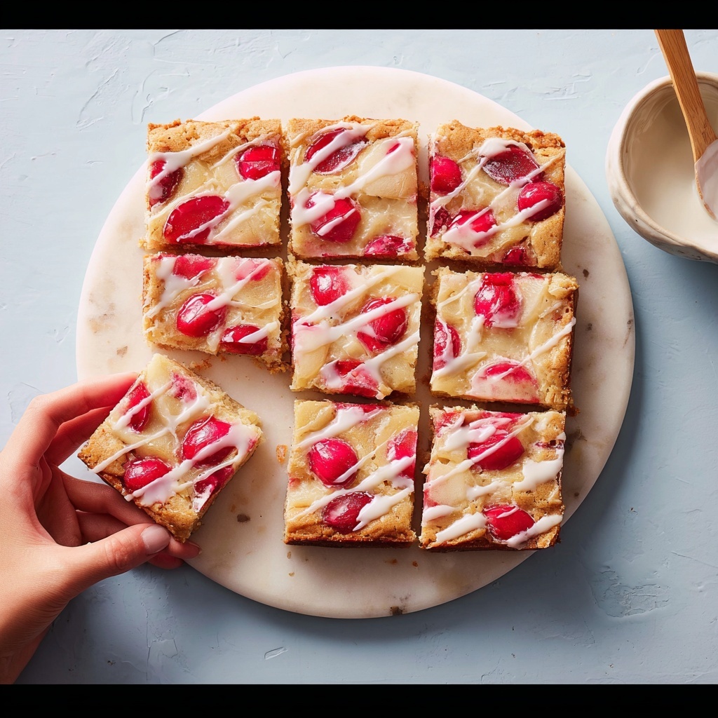 Rhubarb Shortbread Bars Recipe - Recipe Image