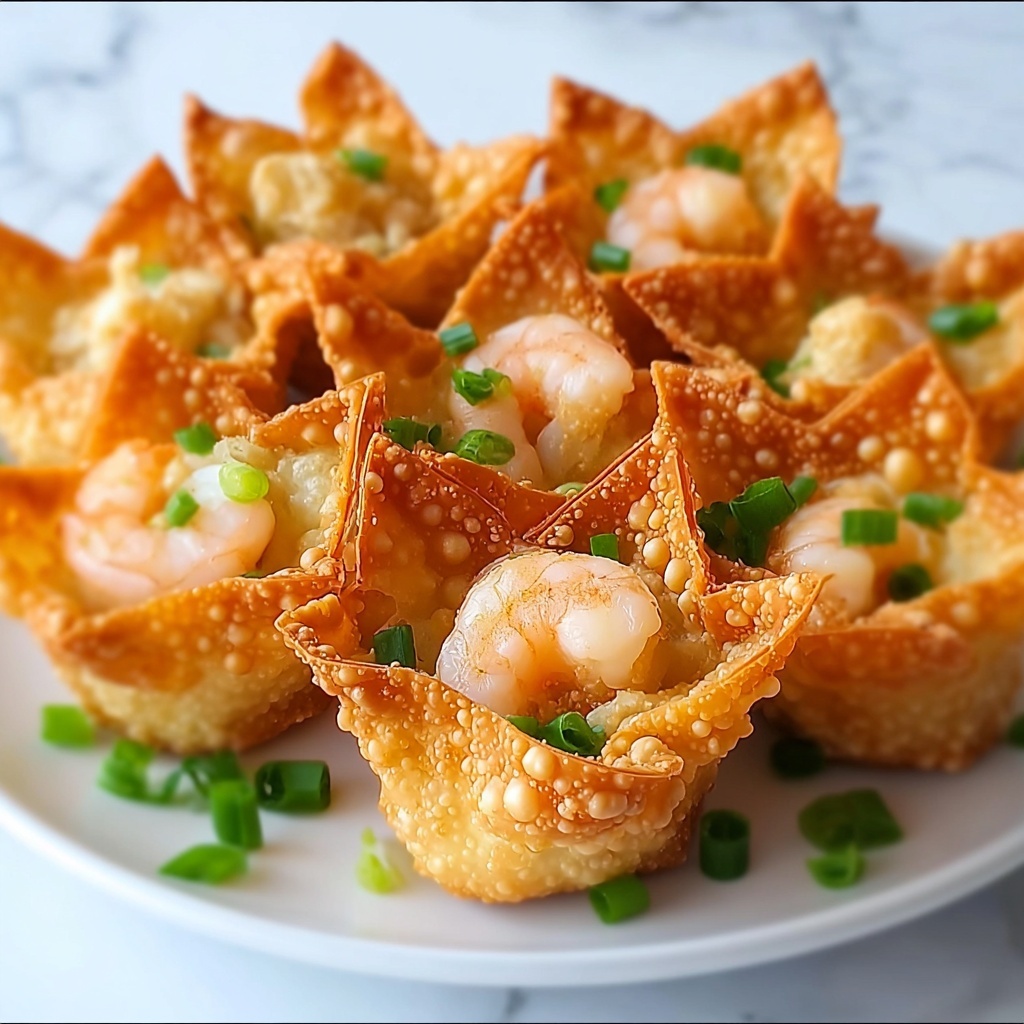 Shrimp and Cream Cheese Wontons Recipe - Recipe Image