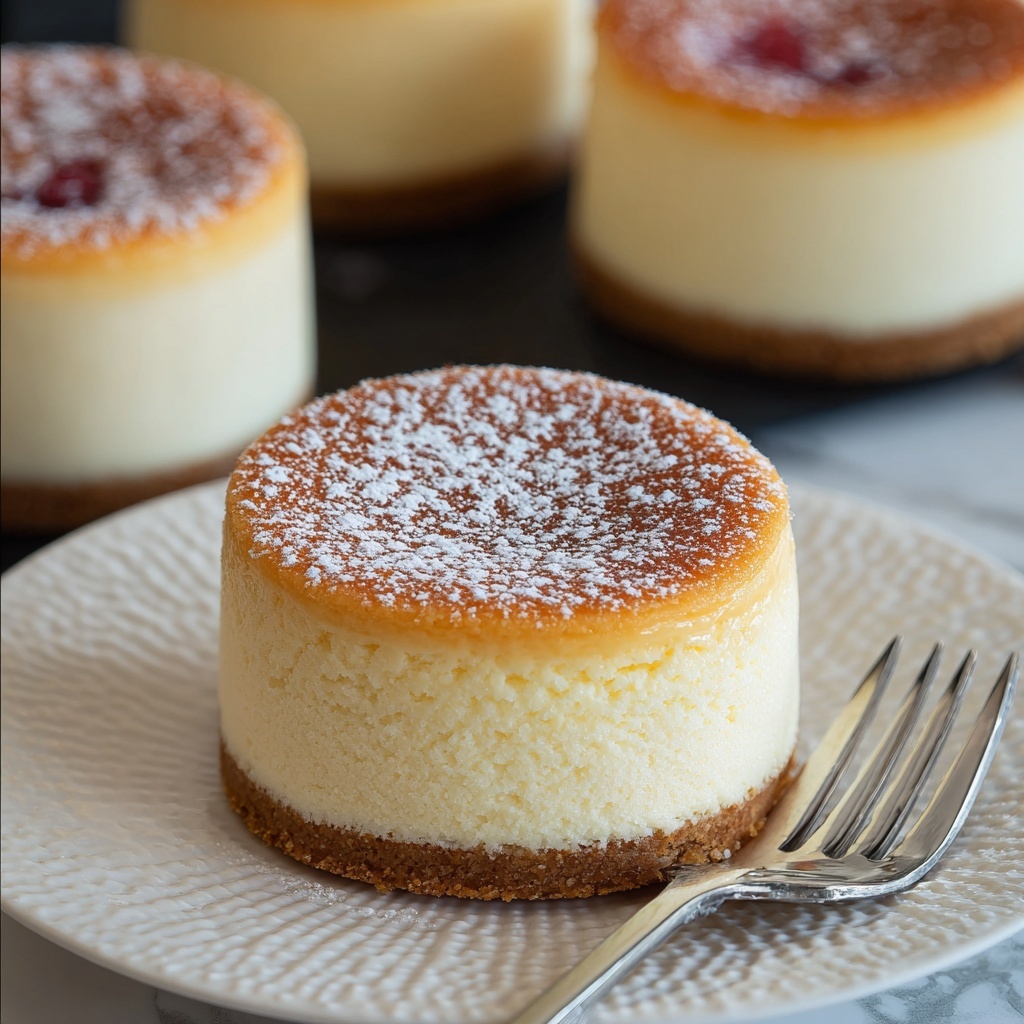 Quick Mini Japanese Cheesecakes Recipe - Recipe Image
