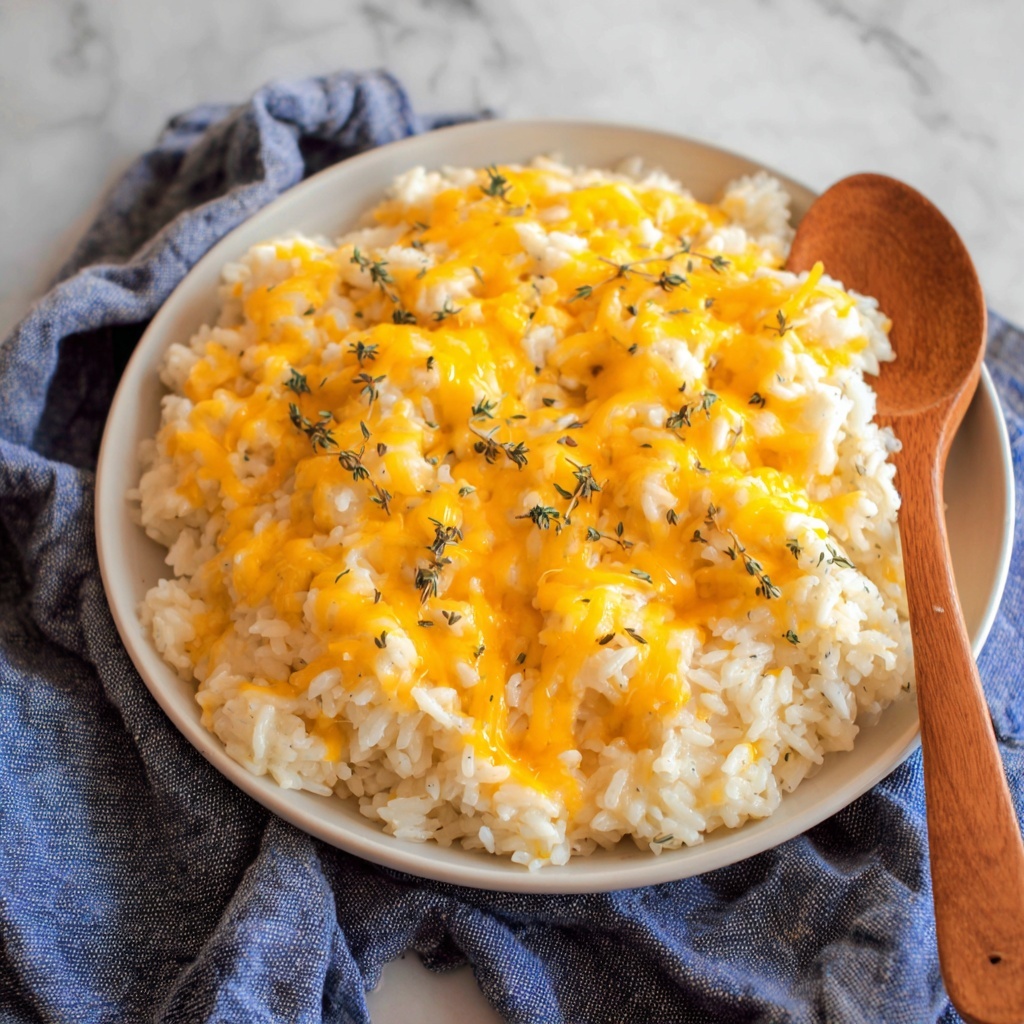 Cheesy Rice Recipe - Recipe Image