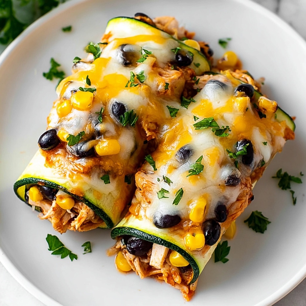 Zucchini Enchilada Roll-Ups Recipe - Recipe Image