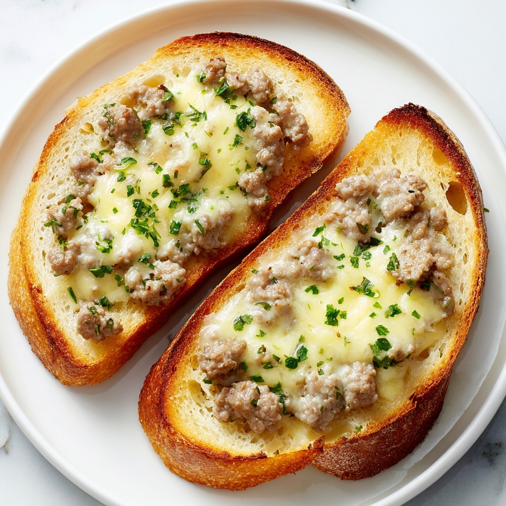 Cheesy Garlic Bread Sloppy Joes Recipe - Recipe Image