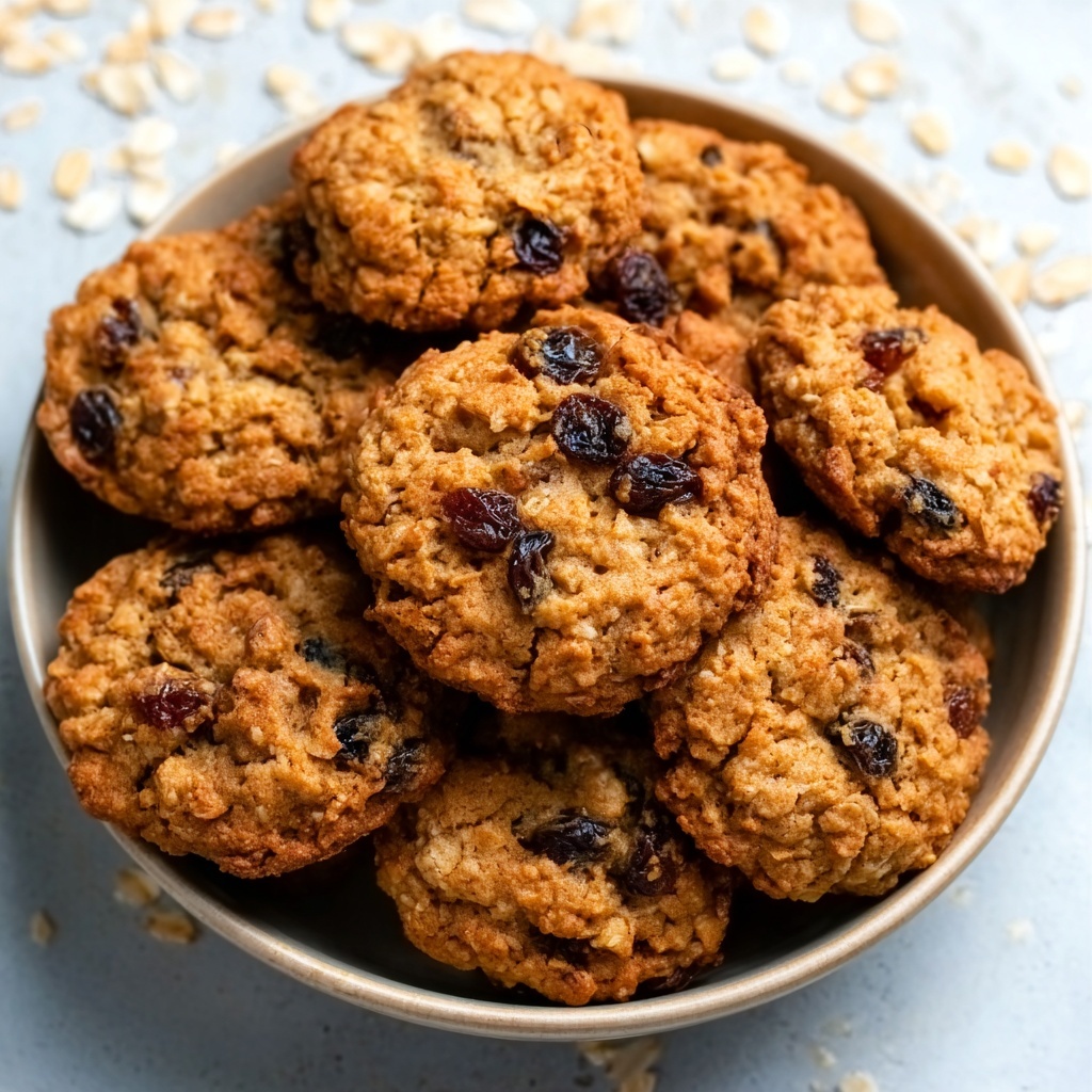 Vegan Oatmeal Raisin Cookies Recipe - Recipe Image